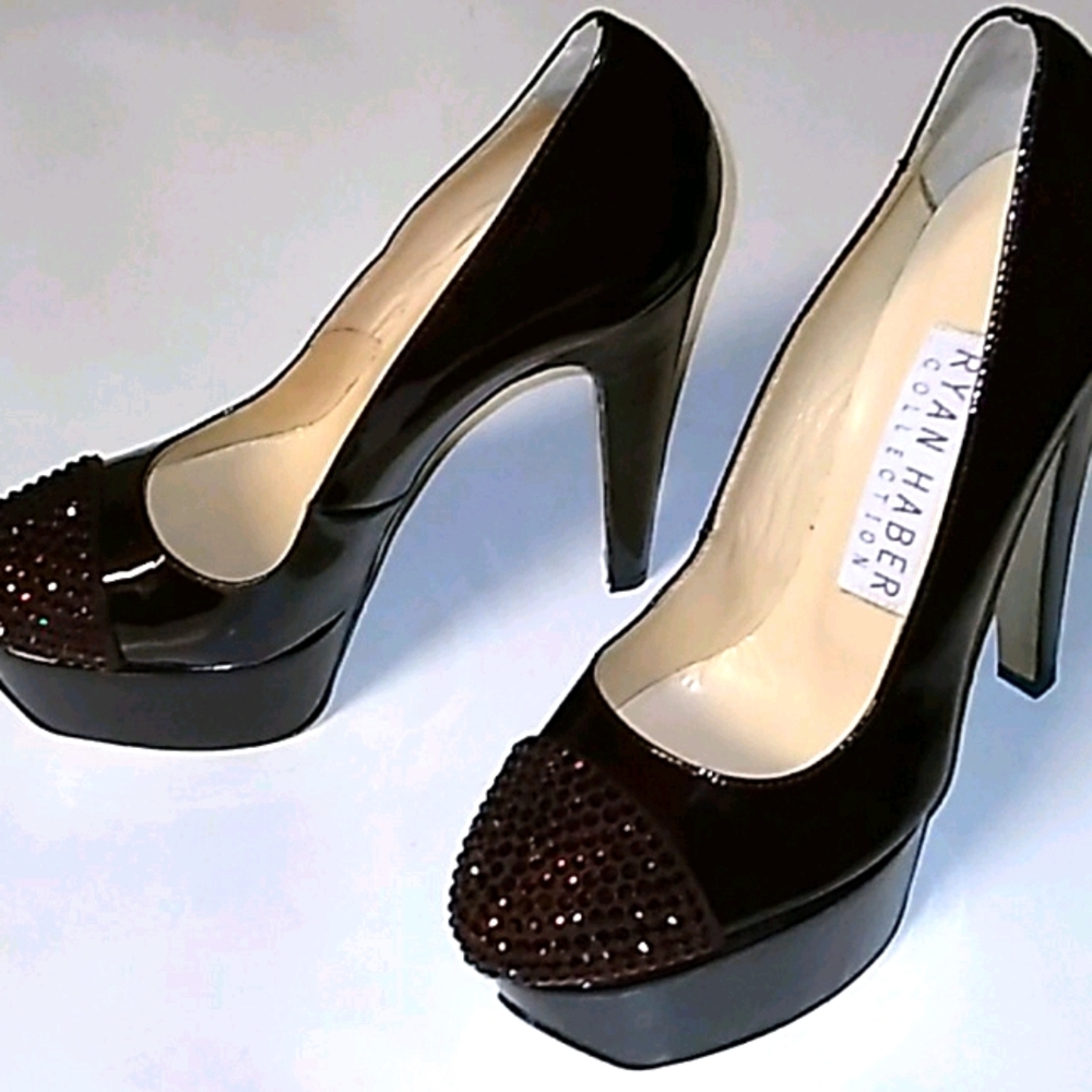 Ryan Haber Collection shoes size 7.5 brown burgundy
